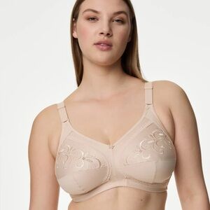 Total Support Embroidered Full Cup Bra